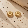 DIY handcrafted decoration of gold-plated jewelry accessories with metal alloy threads Specification image